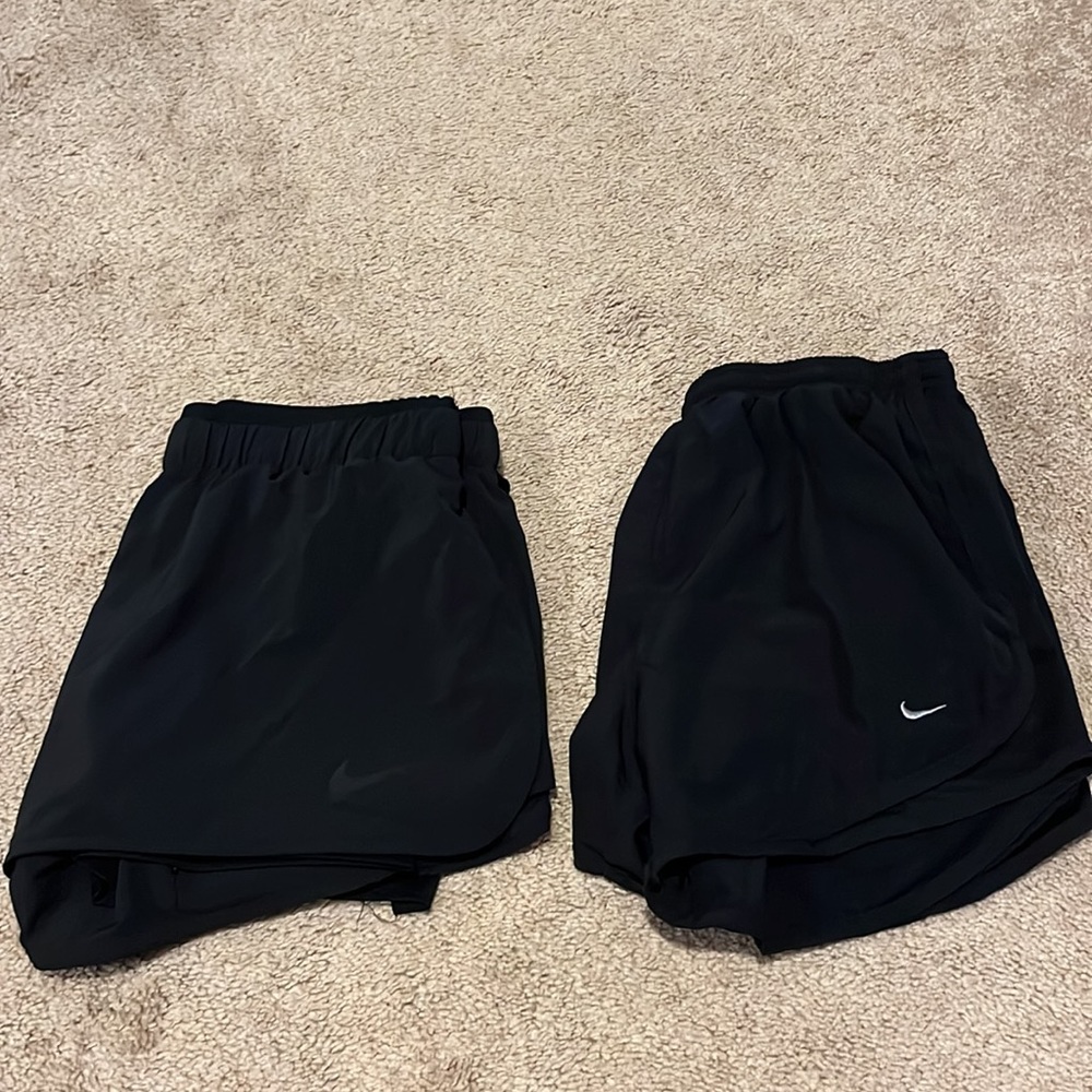 Nike Bundle!!!—Two pair of Black Nike Shorts-Size Small
